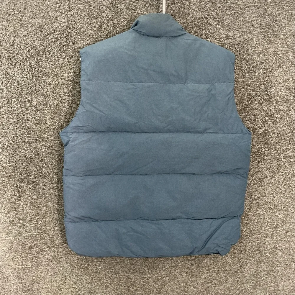 Vintage Snow Goose by Canada Goose Vest Mens Large Blue Down Puffer Canvas